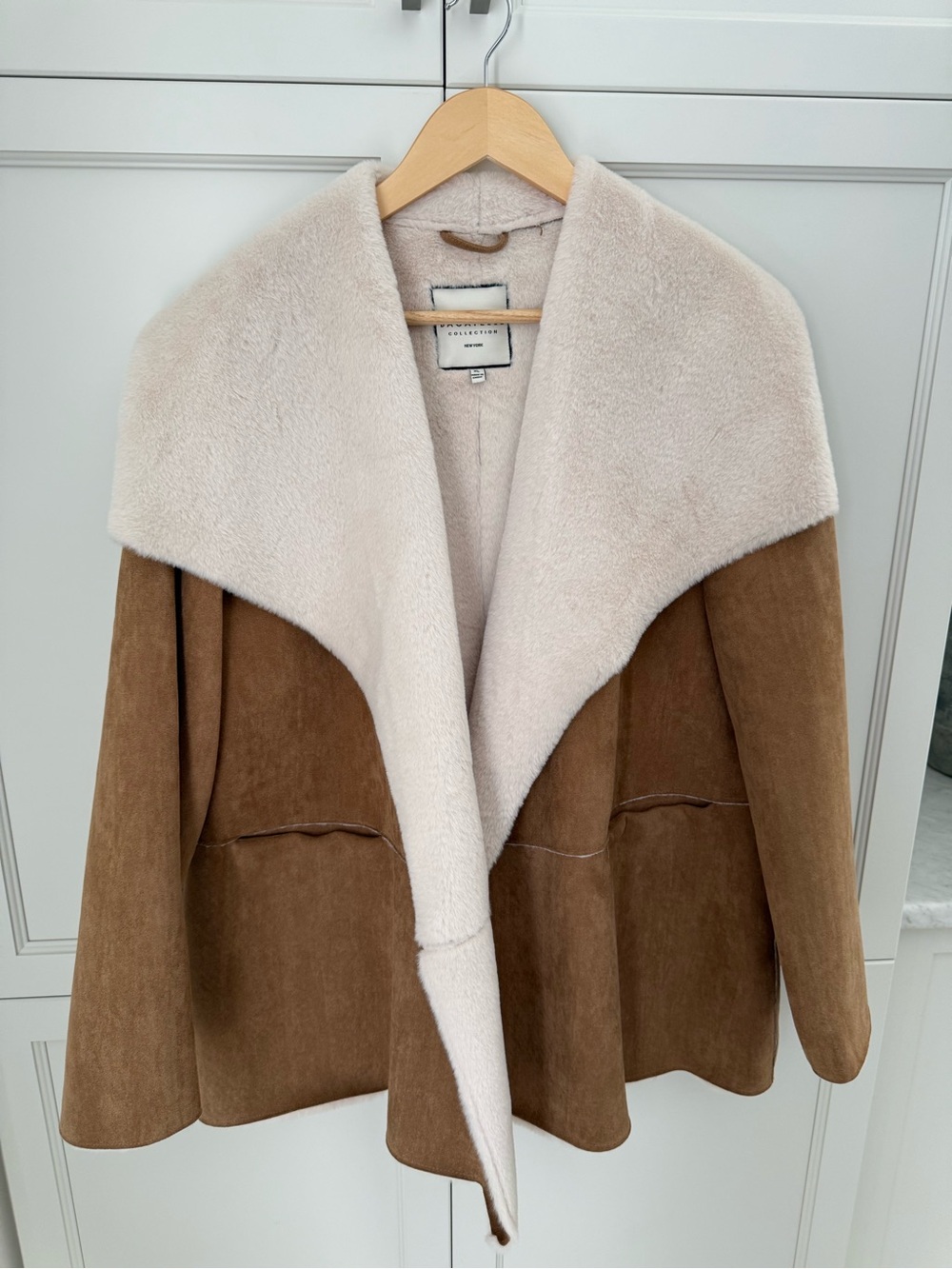 Beautiful faux fur & suede jacket